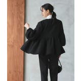ノーカラーツイードペプラムパンツスーツ | RUIRUE BOUTIQUE | 詳細画像14 