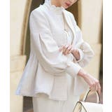 ノーカラーツイードペプラムパンツスーツ | RUIRUE BOUTIQUE | 詳細画像17 