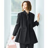 ブラック(BL) | テーラードストラクチャーパンツスーツ | RUIRUE BOUTIQUE