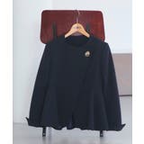 ノーカラーラップペプラムワイドパンツスーツ | RUIRUE BOUTIQUE | 詳細画像36