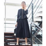 ノーカラーパールペプラムワンピーススーツ | RUIRUE BOUTIQUE | 詳細画像13