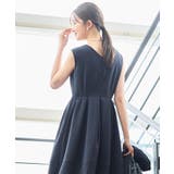 ノーカラーパールペプラムワンピーススーツ | RUIRUE BOUTIQUE | 詳細画像15