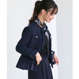 ノーカラーツイードフリルワイドパンツスーツ | RUIRUE BOUTIQUE | 詳細画像13 