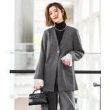 【3点set】 ドレスアップ ジャケットコート＆タックワイドパンツレースケープ | RUIRUE BOUTIQUE | 詳細画像12 