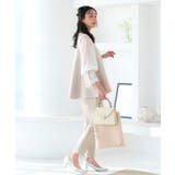 【2点set】 ドレスアップ・ツイードフレアジレ＆スリムテーパードパンツ | RUIRUE BOUTIQUE | 詳細画像10 