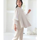 【2点set】 ドレスアップ・ツイードフレアジレ＆スリムテーパードパンツ | RUIRUE BOUTIQUE | 詳細画像6 