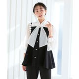 ブラック(BL) | 【2点set】 ドレスアップ・ツイードフレアジレ＆スリムテーパードパンツ | RUIRUE BOUTIQUE