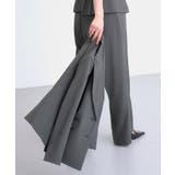 【3点】ピークドラペルジャケット＆ペプラムジレ＆タックワイドパンツセット | RUIRUE BOUTIQUE | 詳細画像10 