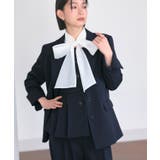 【3点】ピークドラペルジャケット＆ペプラムジレ＆タックワイドパンツセット | RUIRUE BOUTIQUE | 詳細画像2 