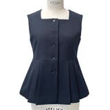 【3点】ピークドラペルジャケット＆ペプラムジレ＆タックワイドパンツセット | RUIRUE BOUTIQUE | 詳細画像23 