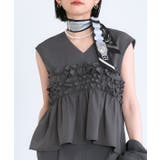 【3点】ノーカラージャケット&フリルトップス&スリムパンツセット | RUIRUE BOUTIQUE | 詳細画像12