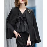 【3点】ノーカラージャケット&フリルトップス&スリムパンツセット | RUIRUE BOUTIQUE | 詳細画像16