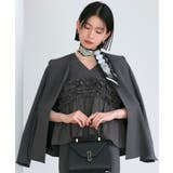 【3点】ノーカラージャケット&フリルトップス&スリムパンツセット | RUIRUE BOUTIQUE | 詳細画像7