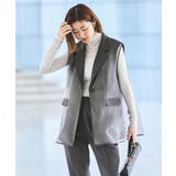 オーガンジー付きテーラードジレ＆フレアパンツセット | RUIRUE BOUTIQUE | 詳細画像7 