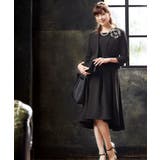 ブラック(B) | フィッシュテイルワンピアンサンブルスーツ | RUIRUE BOUTIQUE