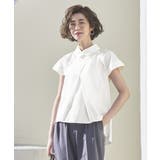 オフホワイト(WH) | シャツカラーデザインTシャツ | RUIRUE BOUTIQUE
