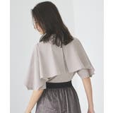 ピンタックケープスタンドカラーブラウス | RUIRUE BOUTIQUE | 詳細画像16