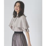 ピンタックケープスタンドカラーブラウス | RUIRUE BOUTIQUE | 詳細画像18