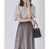 ピンタックケープスタンドカラーブラウス | RUIRUE BOUTIQUE | 詳細画像20