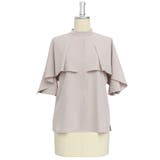 ピンタックケープスタンドカラーブラウス | RUIRUE BOUTIQUE | 詳細画像21