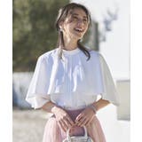 ピンタックケープスタンドカラーブラウス | RUIRUE BOUTIQUE | 詳細画像3