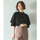 ピンタックケープスタンドカラーブラウス | RUIRUE BOUTIQUE | 詳細画像32