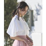 ピンタックケープスタンドカラーブラウス | RUIRUE BOUTIQUE | 詳細画像5