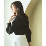 ハシゴレースケープカラー&パールボタンロマンチックブラウス | RUIRUE BOUTIQUE | 詳細画像4