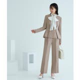 トライアングルレースボウタイブラウス | RUIRUE BOUTIQUE | 詳細画像9 