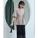 ウエストタック・バンドカラーフレアブラウス | RUIRUE BOUTIQUE | 詳細画像11
