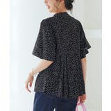 ウエストタック・バンドカラーフレアブラウス | RUIRUE BOUTIQUE | 詳細画像24