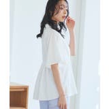 ウエストタック・バンドカラーフレアブラウス | RUIRUE BOUTIQUE | 詳細画像30