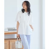 ウエストタック・バンドカラーフレアブラウス | RUIRUE BOUTIQUE | 詳細画像34