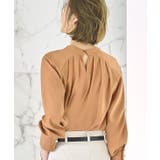 スリットパールスタンドカラーブラウス | RUIRUE BOUTIQUE | 詳細画像15