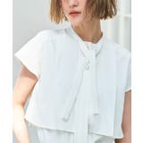 選べるデザインパールボタンフレンチスリーブブラウス | RUIRUE BOUTIQUE | 詳細画像33