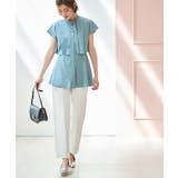 選べるデザインパールボタンフレンチスリーブブラウス | RUIRUE BOUTIQUE | 詳細画像38