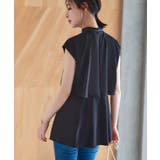 選べるデザインパールボタンフレンチスリーブブラウス | RUIRUE BOUTIQUE | 詳細画像8