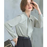 モスグレー(PGY) | スカーフタイブラウス | RUIRUE BOUTIQUE