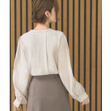 バンドカラータックブラウス | RUIRUE BOUTIQUE | 詳細画像2 