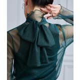 ラメチュール シアートップス(ボウタイ付) | RUIRUE BOUTIQUE | 詳細画像8
