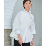 ホワイト(WH) | クラシカル・2wayフリルブラウス（ボウタイ付き） | RUIRUE BOUTIQUE