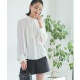 クラシカルフリル＆タックボウタイブラウス | RUIRUE BOUTIQUE | 詳細画像7 