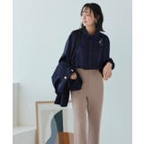 [ドレスアップデコルテ ブラウスシリーズ]シャツカラー タックブラウス | RUIRUE BOUTIQUE | 詳細画像10 