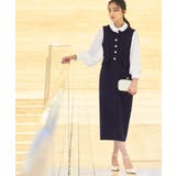 [ドレスアップデコルテ ブラウスシリーズ]シャツカラー タックブラウス | RUIRUE BOUTIQUE | 詳細画像6 