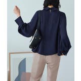 [ドレスアップデコルテ ブラウスシリーズ]シャツカラー タックブラウス | RUIRUE BOUTIQUE | 詳細画像9 