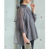 シアーボリュームバックリボンブラウス | RUIRUE BOUTIQUE | 詳細画像10 