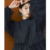 チュールMIXペプラムデザインシャツブラウス | RUIRUE BOUTIQUE | 詳細画像4