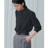 【選べるデザイン】プリーツスタンドカラーブラウス | RUIRUE BOUTIQUE | 詳細画像13