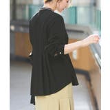 【洗える/ストレッチ】ウエストタックバンドカラーフレアブラウス | RUIRUE BOUTIQUE | 詳細画像7