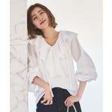 ラッフルフリルカラーブラウス | RUIRUE BOUTIQUE | 詳細画像1